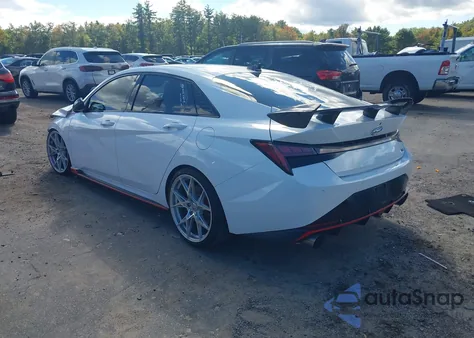 2022 Hyundai Elantra N из США, поврежденный, VIN KMHLW4AK1NU007599